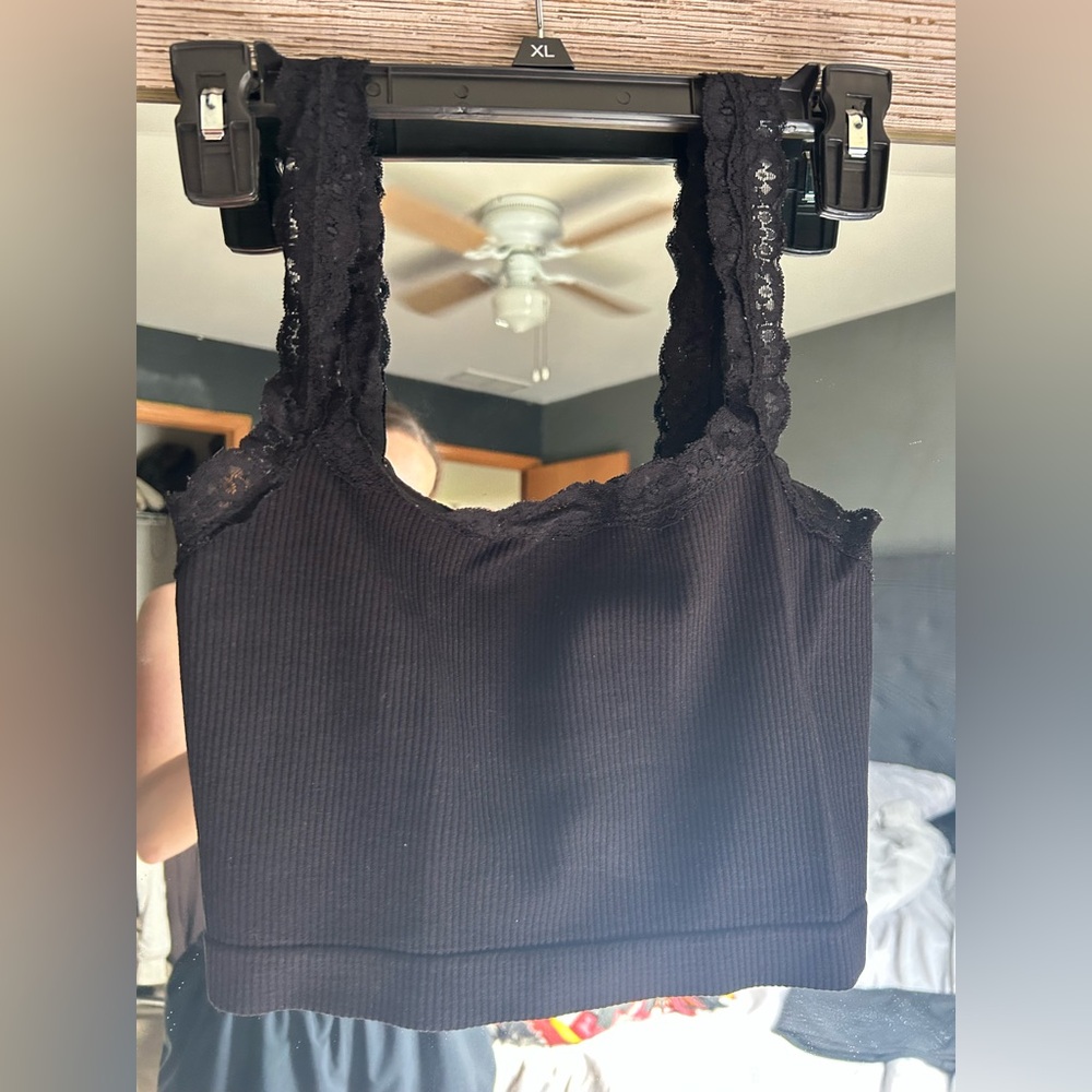 Aeropostale Black Seamless Tank